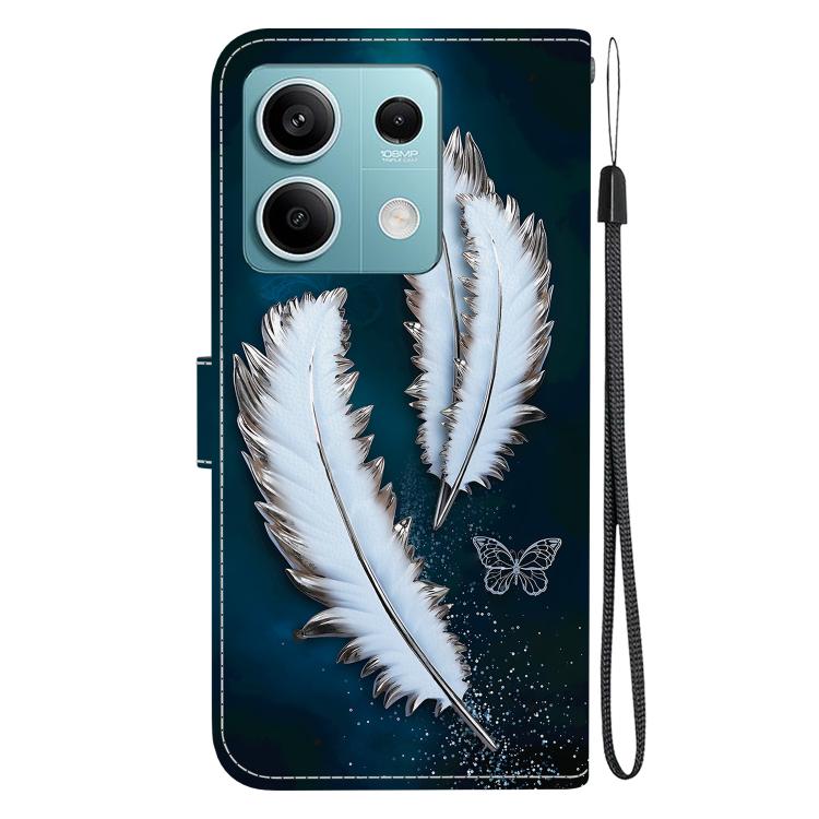 For Redmi Note 13 5G Crystal Texture Colored Drawing Leather Phone Case