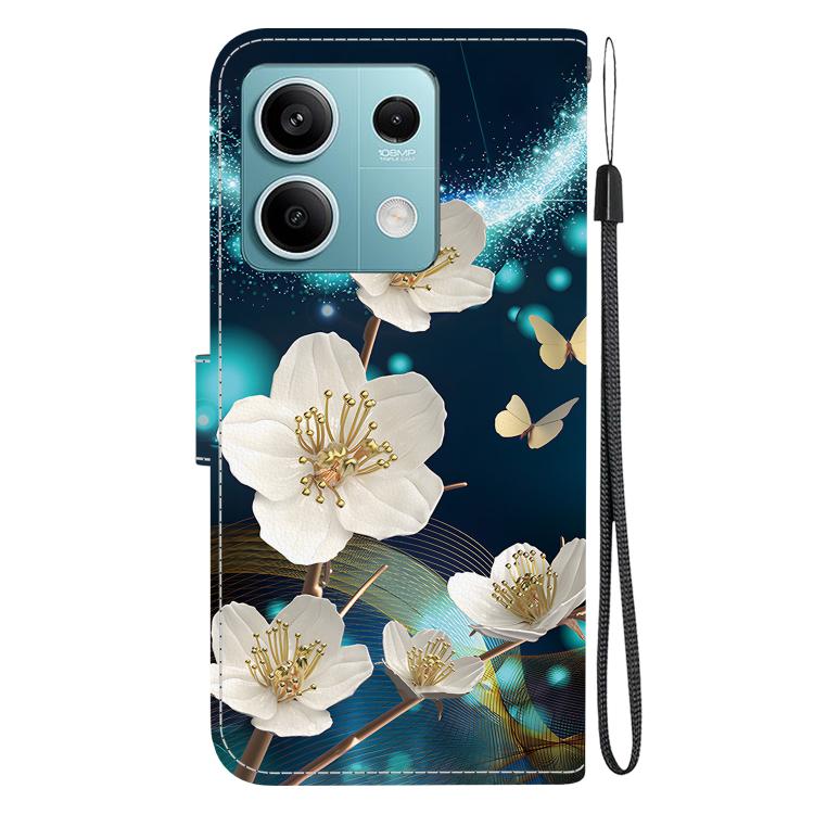 For Redmi Note 13 5G Crystal Texture Colored Drawing Leather Phone Case