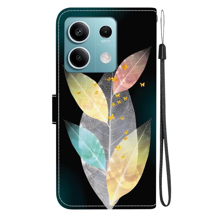 For Redmi Note 13 5G Crystal Texture Colored Drawing Leather Phone Case