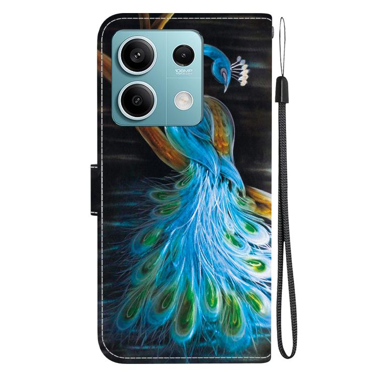 For Redmi Note 13 5G Crystal Texture Colored Drawing Leather Phone Case