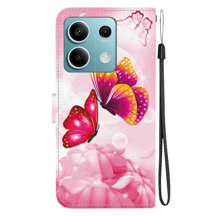 For Redmi Note 13 5G Crystal Texture Colored Drawing Leather Phone Case