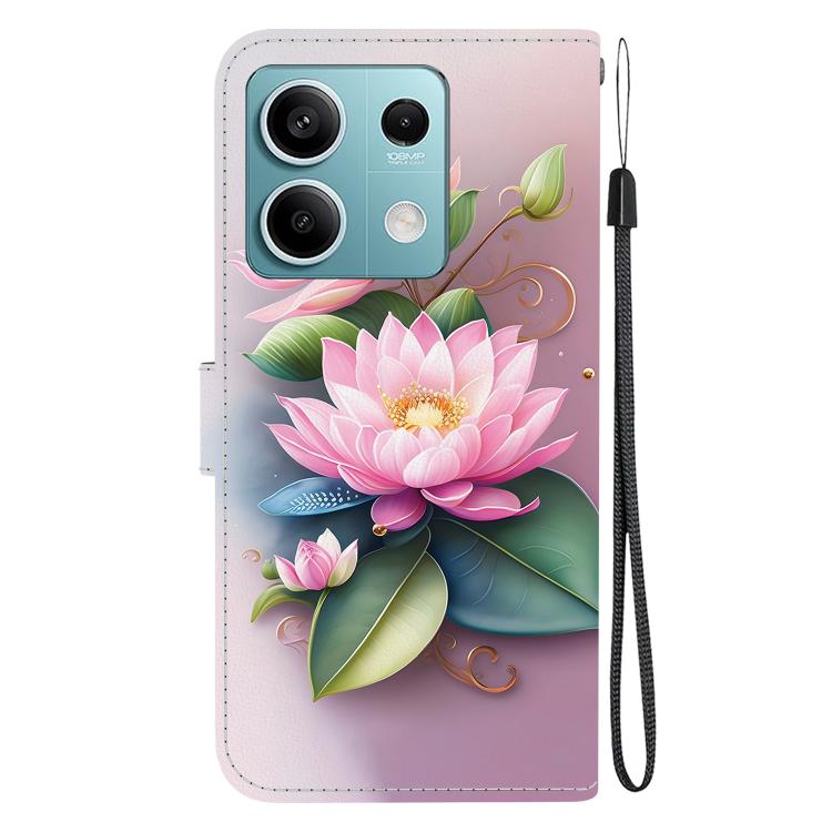 For Redmi Note 13 5G Crystal Texture Colored Drawing Leather Phone Case
