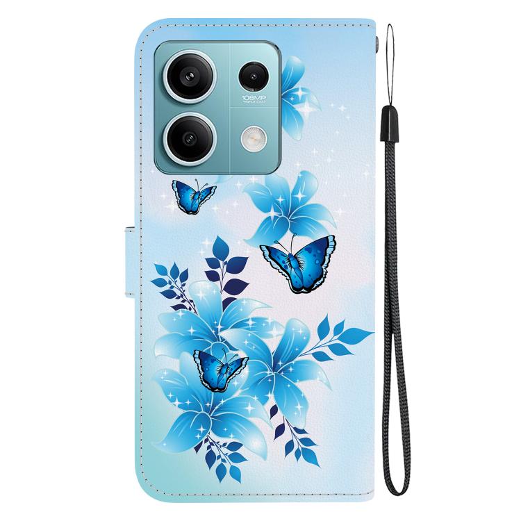 For Redmi Note 13 5G Crystal Texture Colored Drawing Leather Phone Case