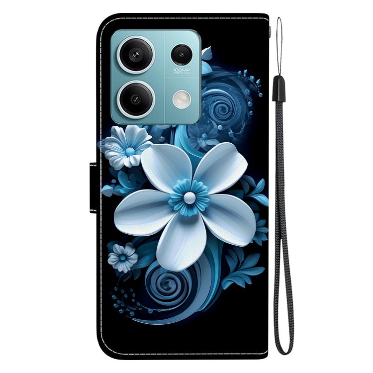 For Redmi Note 13 5G Crystal Texture Colored Drawing Leather Phone Case