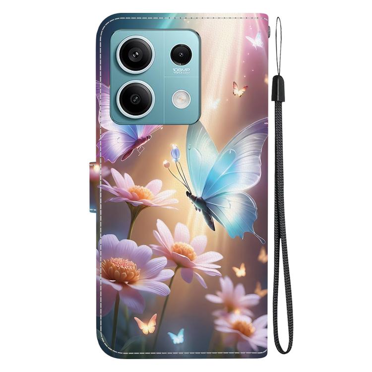 For Redmi Note 13 5G Crystal Texture Colored Drawing Leather Phone Case