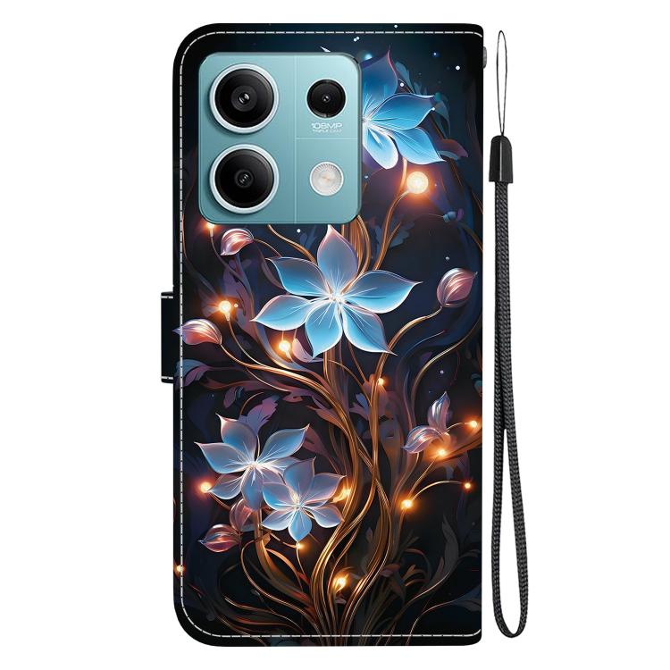 For Redmi Note 13 5G Crystal Texture Colored Drawing Leather Phone Case