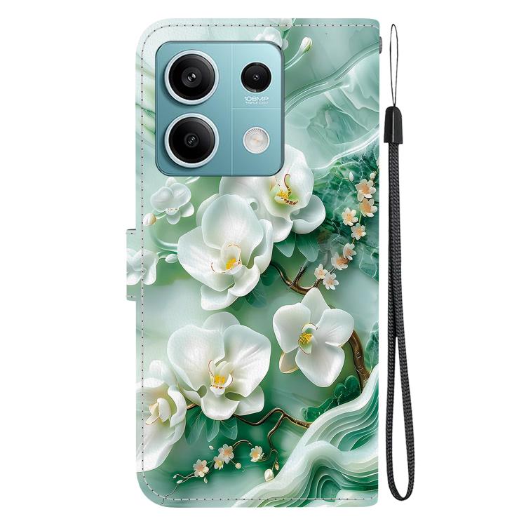 For Redmi Note 13 5G Crystal Texture Colored Drawing Leather Phone Case