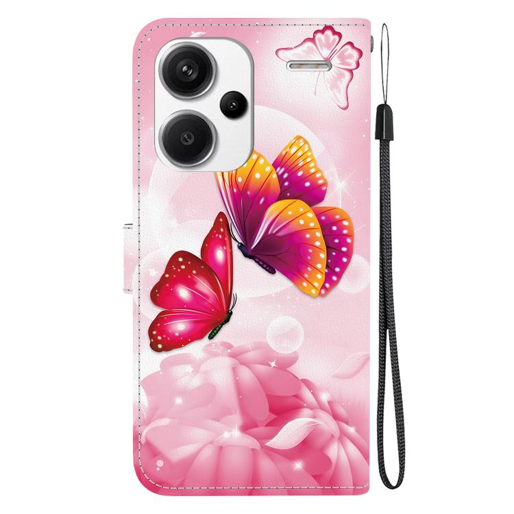 For Redmi Note 13 Pro+ 5G Crystal Texture Colored Drawing Leather Phone Case
