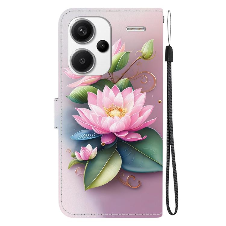 For Redmi Note 13 Pro+ 5G Crystal Texture Colored Drawing Leather Phone Case