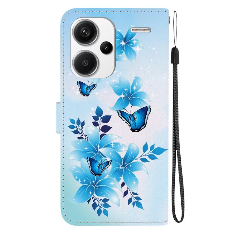 For Redmi Note 13 Pro+ 5G Crystal Texture Colored Drawing Leather Phone Case