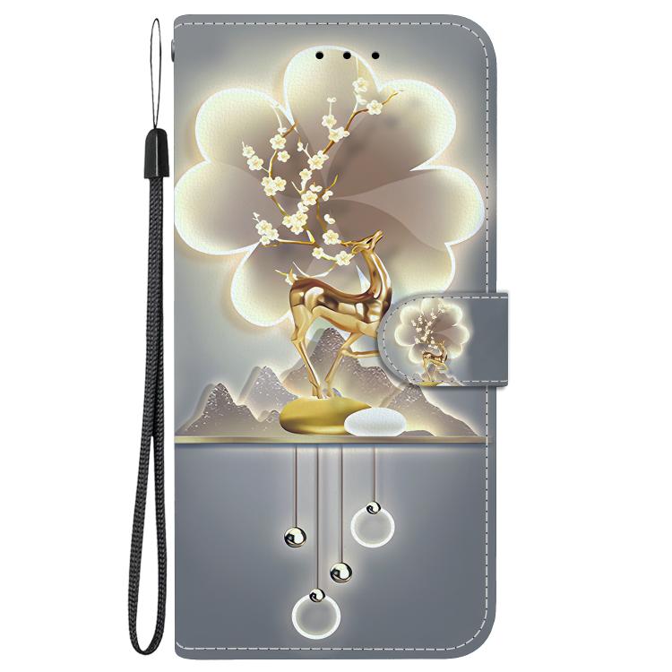 For Redmi K70 / K70 Pro Crystal Texture Colored Drawing Leather Phone Case