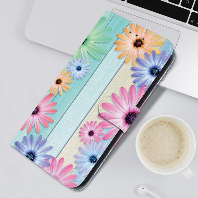 For Redmi K70E / Poco X6 Pro Crystal Texture Colored Drawing Leather Phone Case