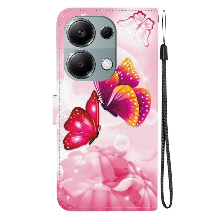 For Redmi Note 13 Pro 4G / Poco M6 Pro Crystal Texture Colored Drawing Leather Phone Case