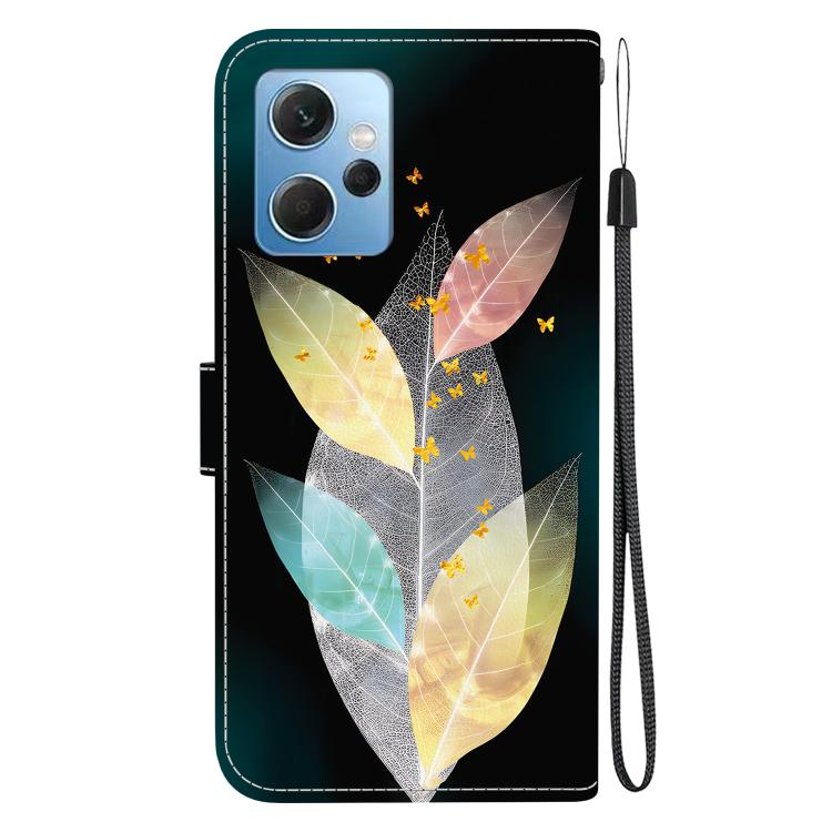 For Redmi Note 12 4G Global Crystal Texture Colored Drawing Leather Phone Case