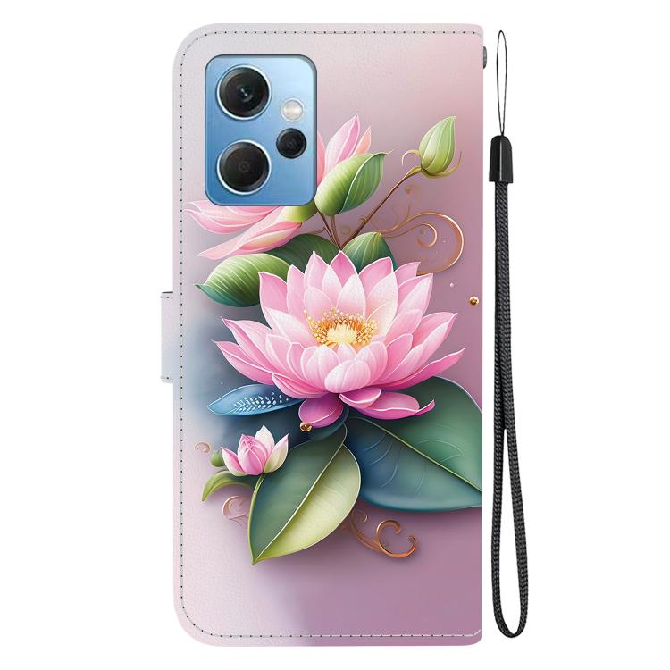 For Redmi Note 12 4G Global Crystal Texture Colored Drawing Leather Phone Case