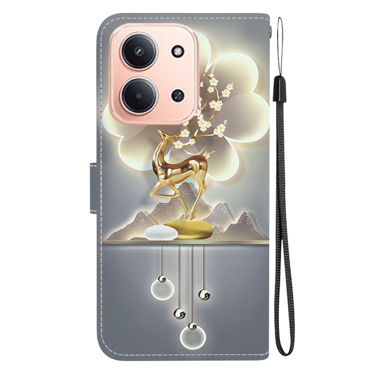 For Redmi 15C 5G / 4G EU 173mm / Poco C85 5G Crystal Texture Colored Drawing Leather Phone Case