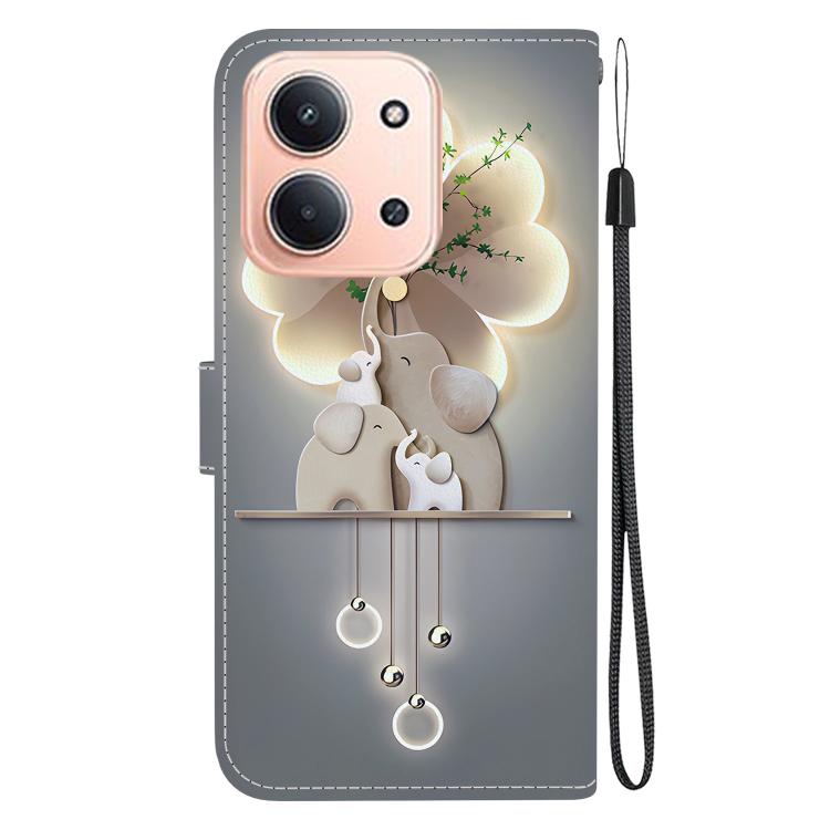 For Redmi 15C 5G / 4G EU 173mm / Poco C85 5G Crystal Texture Colored Drawing Leather Phone Case