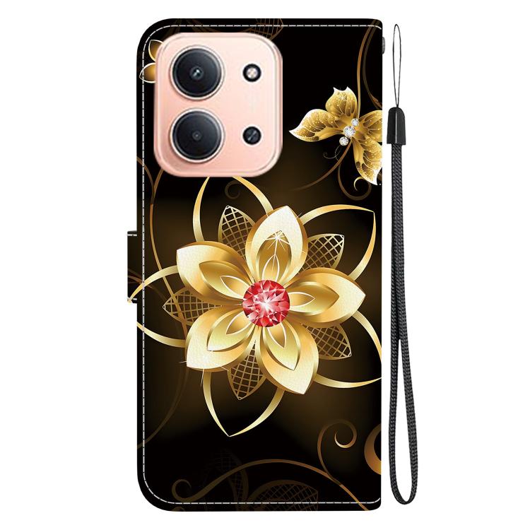 For Redmi 15C 5G / 4G EU 173mm / Poco C85 5G Crystal Texture Colored Drawing Leather Phone Case