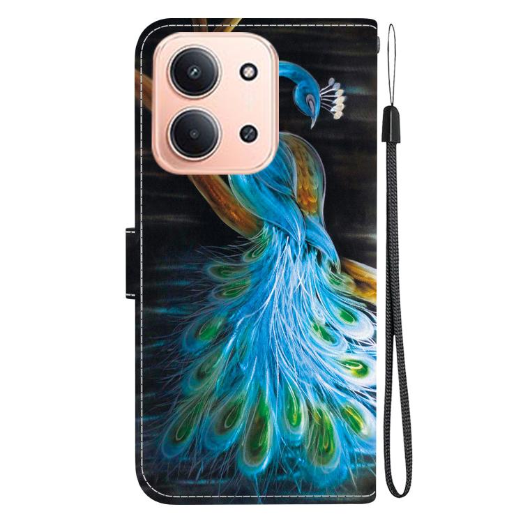 For Redmi 15C 5G / 4G EU 173mm / Poco C85 5G Crystal Texture Colored Drawing Leather Phone Case