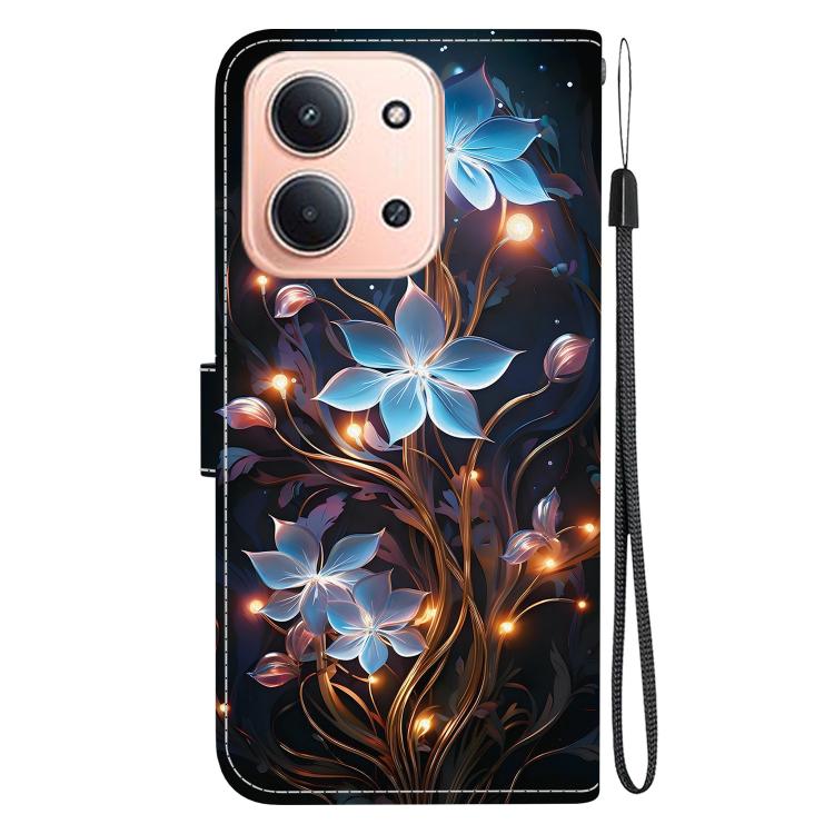 For Redmi 15C 5G / 4G EU 173mm / Poco C85 5G Crystal Texture Colored Drawing Leather Phone Case