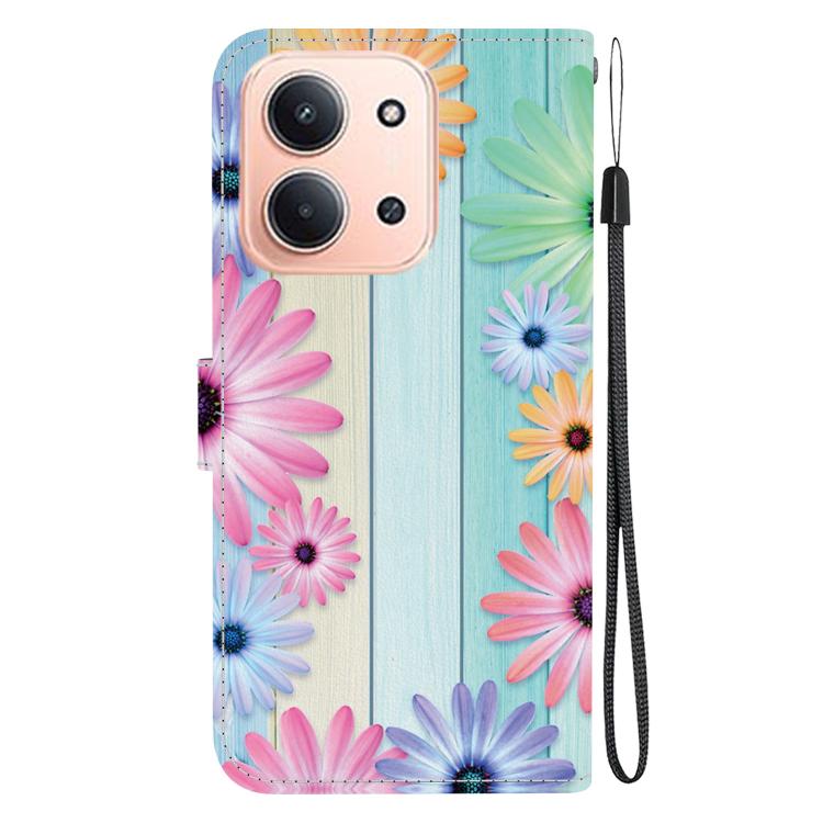 For Redmi 15C 5G / 4G EU 173mm / Poco C85 5G Crystal Texture Colored Drawing Leather Phone Case