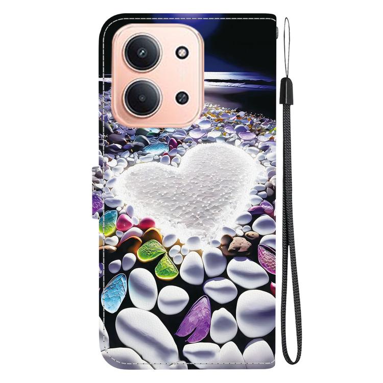 For Redmi 15C 5G / 4G EU 173mm / Poco C85 5G Crystal Texture Colored Drawing Leather Phone Case
