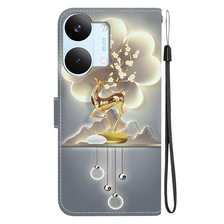 For Redmi Turbo 5 Max / Poco X8 Pro Max 5G Crystal Texture Colored Drawing Leather Phone Case
