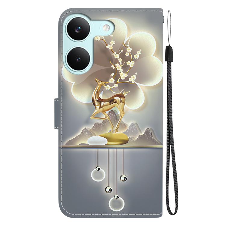 For Redmi Turbo 5 5G / Poco X8 Pro 5G Crystal Texture Colored Drawing Leather Phone Case