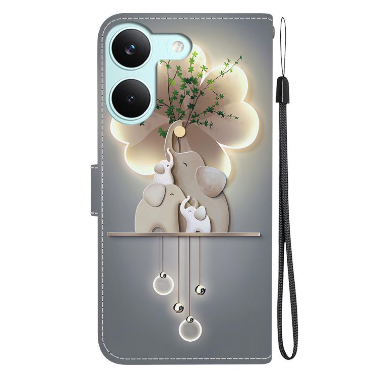 For Redmi Turbo 5 5G / Poco X8 Pro 5G Crystal Texture Colored Drawing Leather Phone Case