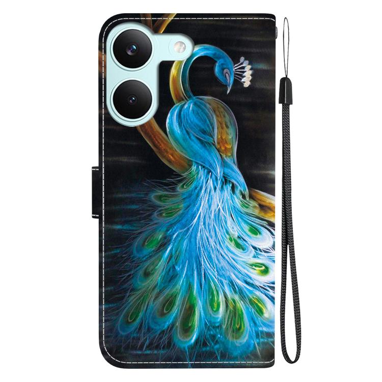 For Redmi Turbo 5 5G / Poco X8 Pro 5G Crystal Texture Colored Drawing Leather Phone Case