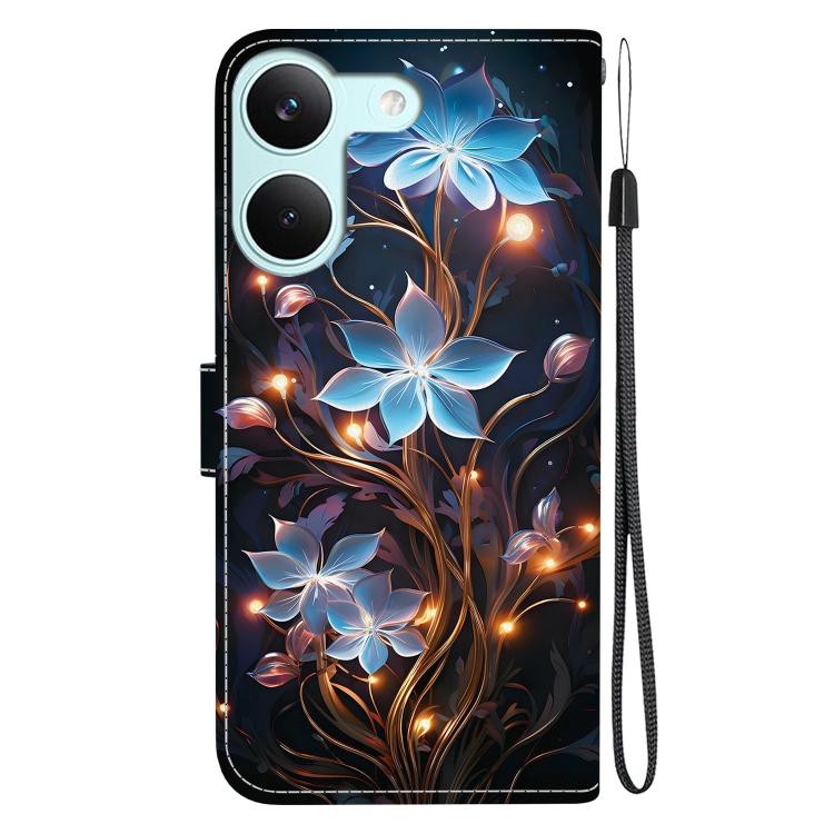 For Redmi Turbo 5 5G / Poco X8 Pro 5G Crystal Texture Colored Drawing Leather Phone Case