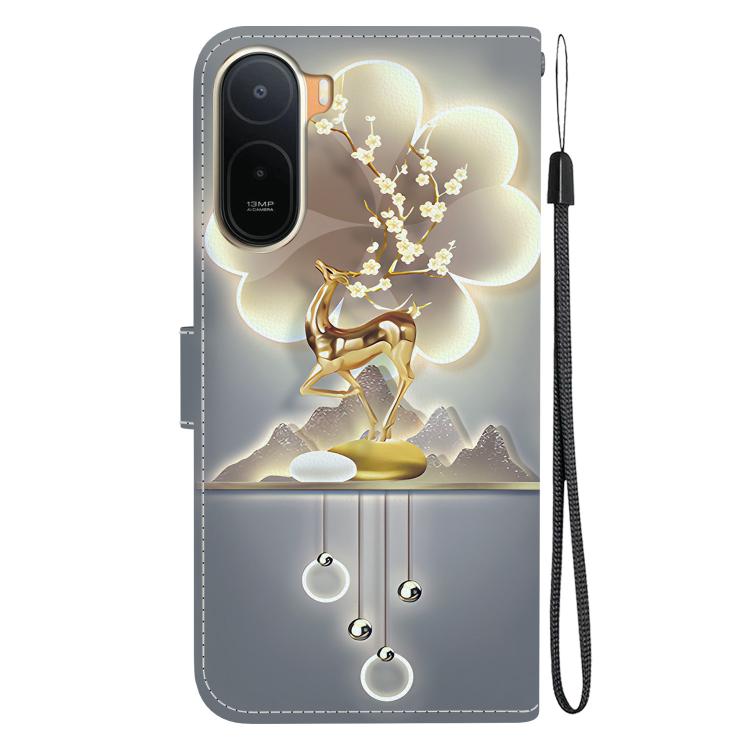 For Redmi A7 Pro 171mm / Poco C85x 5G Crystal Texture Colored Drawing Leather Phone Case