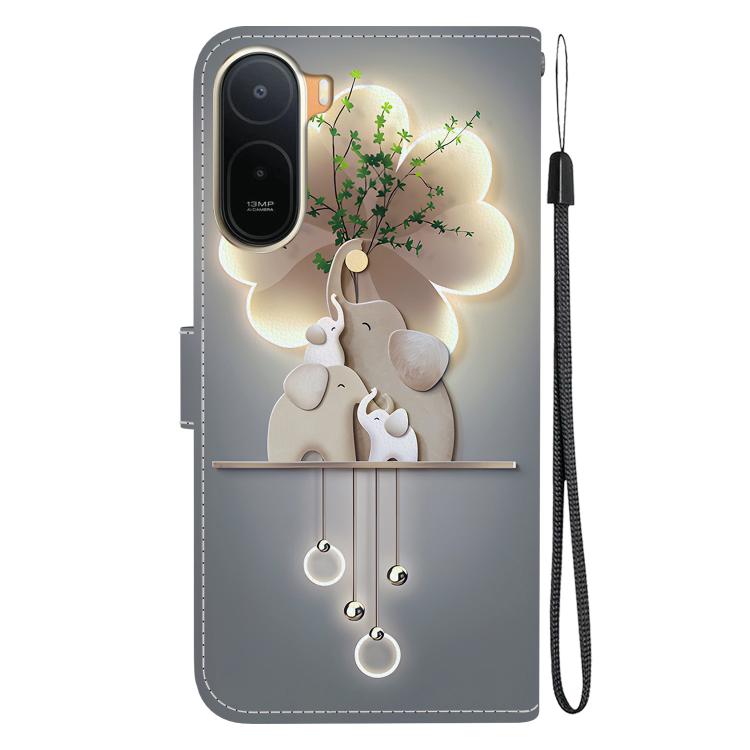 For Redmi A7 Pro 171mm / Poco C85x 5G Crystal Texture Colored Drawing Leather Phone Case
