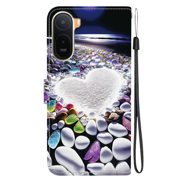 For Redmi A7 Pro 171mm / Poco C85x 5G Crystal Texture Colored Drawing Leather Phone Case