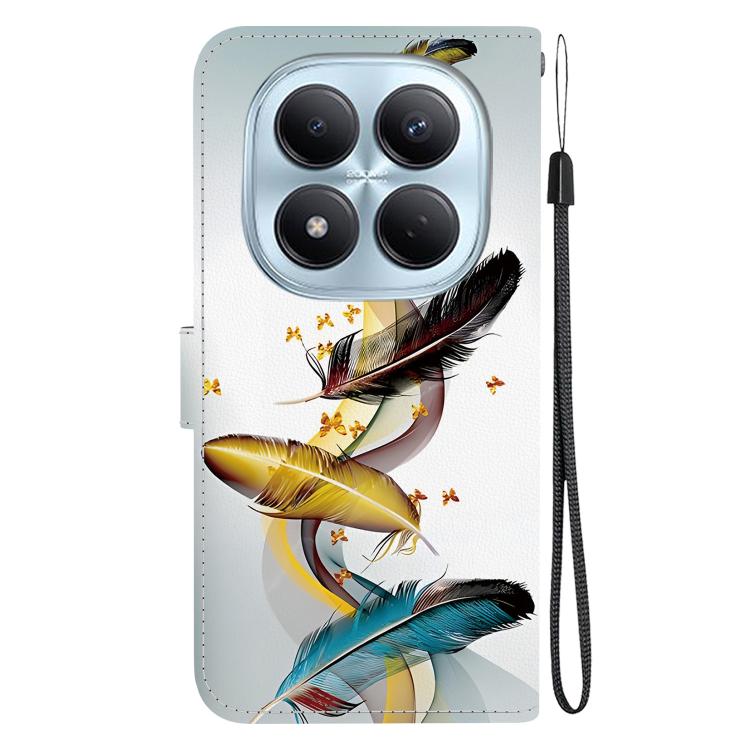 For Redmi Note 15 Pro 4G Global 163.2mm Crystal Texture Colored Drawing Leather Phone Case