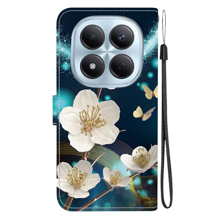For Redmi Note 15 Pro 4G Global 163.2mm Crystal Texture Colored Drawing Leather Phone Case