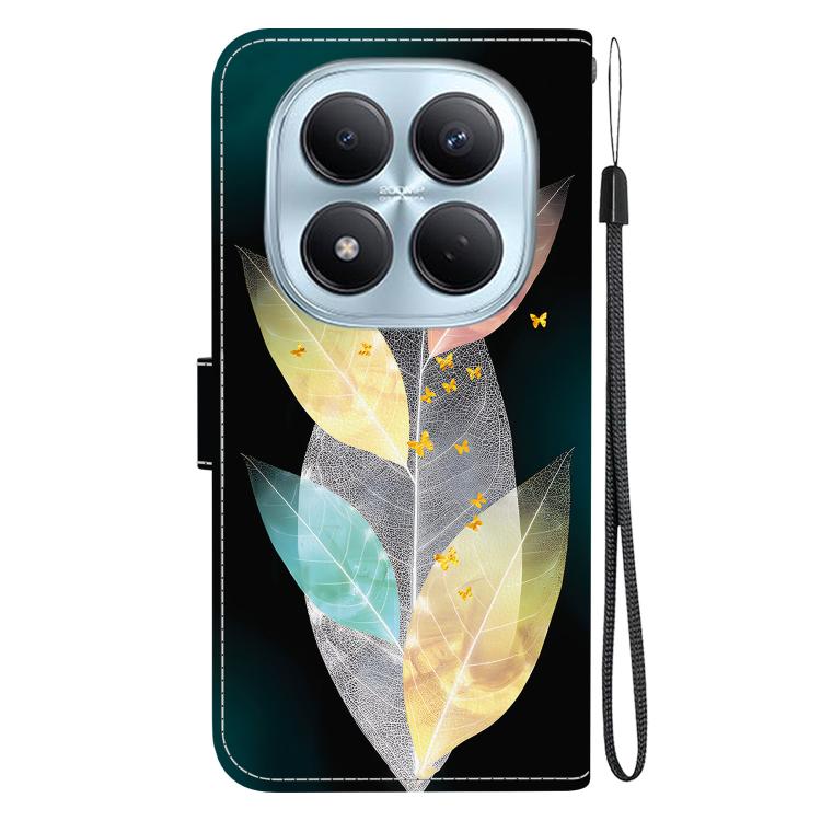 For Redmi Note 15 Pro 4G Global 163.2mm Crystal Texture Colored Drawing Leather Phone Case