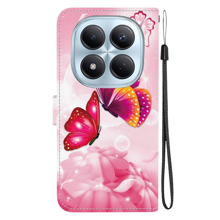 For Redmi Note 15 Pro 4G Global 163.2mm Crystal Texture Colored Drawing Leather Phone Case
