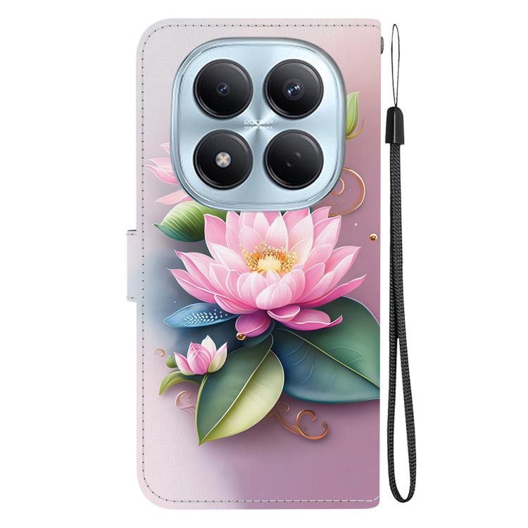 For Redmi Note 15 Pro 4G Global 163.2mm Crystal Texture Colored Drawing Leather Phone Case