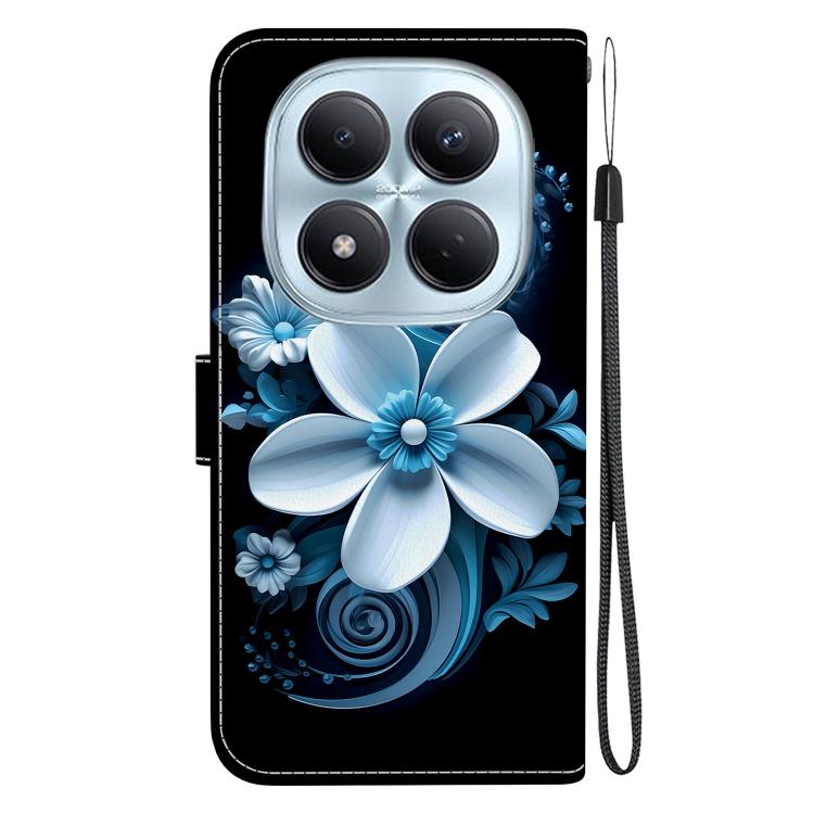 For Redmi Note 15 Pro 4G Global 163.2mm Crystal Texture Colored Drawing Leather Phone Case