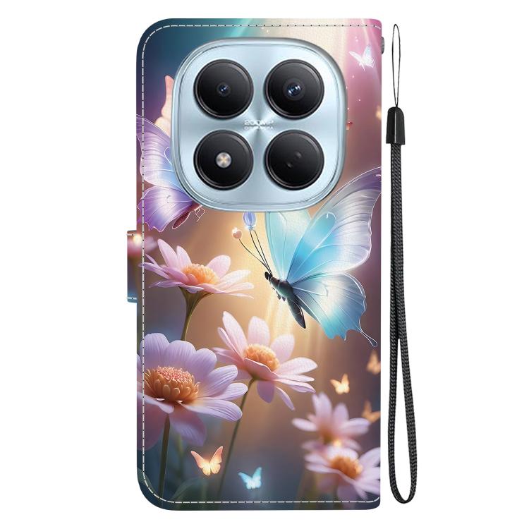 For Redmi Note 15 Pro 4G Global 163.2mm Crystal Texture Colored Drawing Leather Phone Case