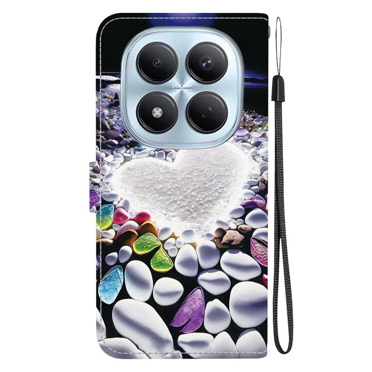 For Redmi Note 15 Pro 4G Global 163.2mm Crystal Texture Colored Drawing Leather Phone Case