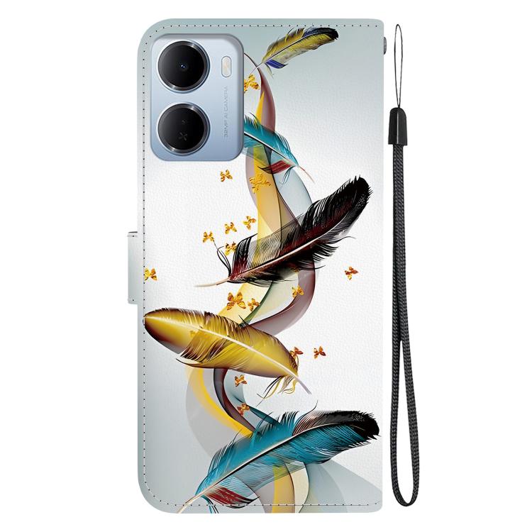 For Redmi 15a 5G Crystal Texture Colored Drawing Leather Phone Case