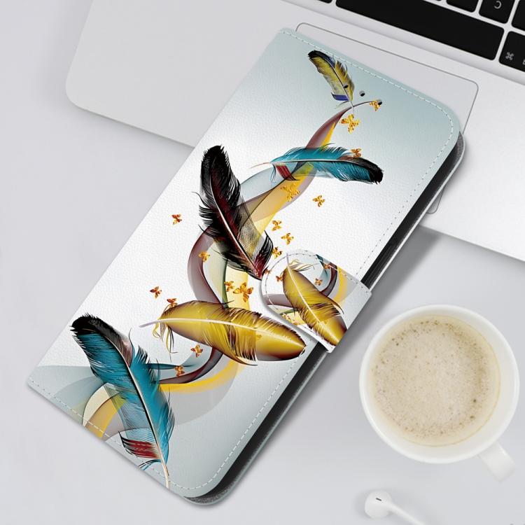 For Redmi 15a 5G Crystal Texture Colored Drawing Leather Phone Case