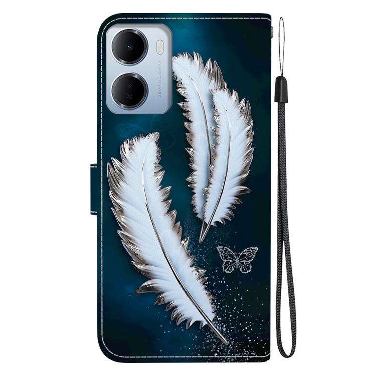 For Redmi 15a 5G Crystal Texture Colored Drawing Leather Phone Case