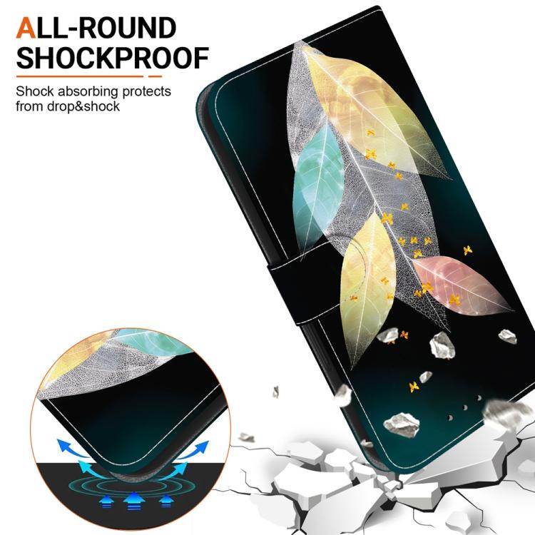 For Redmi 15a 5G Crystal Texture Colored Drawing Leather Phone Case