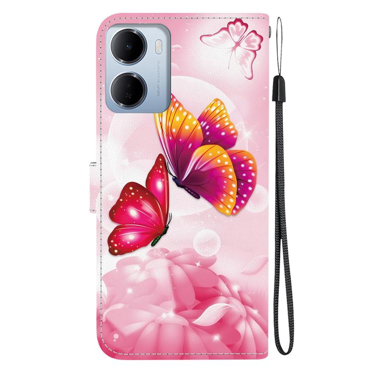 For Redmi 15a 5G Crystal Texture Colored Drawing Leather Phone Case