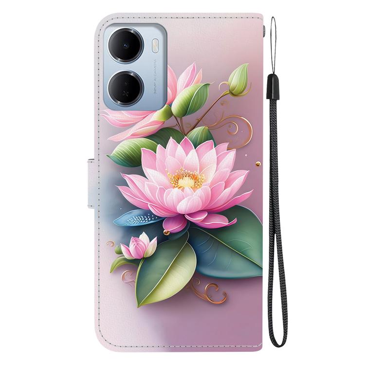 For Redmi 15a 5G Crystal Texture Colored Drawing Leather Phone Case