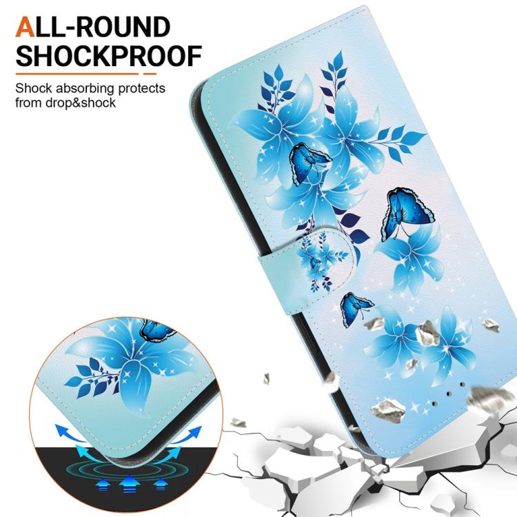 For Redmi 15a 5G Crystal Texture Colored Drawing Leather Phone Case
