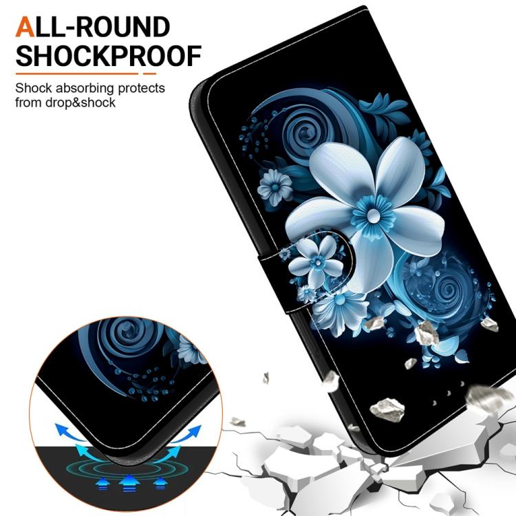 For Redmi 15a 5G Crystal Texture Colored Drawing Leather Phone Case
